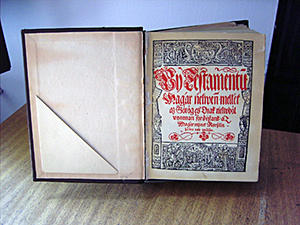 Sylvester Jnos 1541-ben Srvron megjelent j Testamentumnak hasonms kiadsa